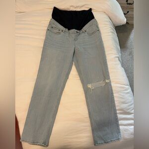 Abercrombie & Fitch Light Blue Maternity Jeans